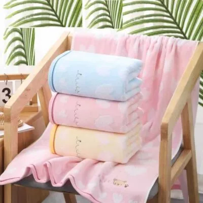 Рушник 65*130 блакитний, 65_130_501rb