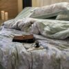Постільна білизна King Size Tencel сіро-зелена 220x240