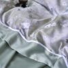 Постільна білизна King Size Tencel сіро-зелена 220x240