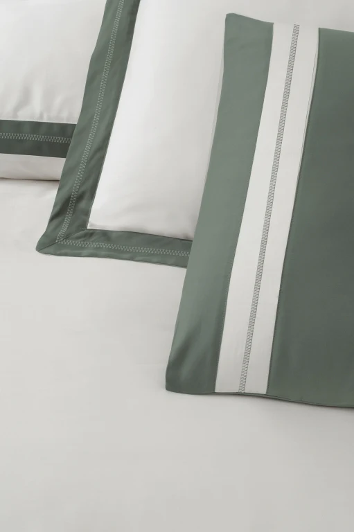 Постільна білизна Mona Sage Green La Romano Євро 400TC