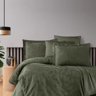 Постільна білизна Nichol Dark Green First Choice Євро